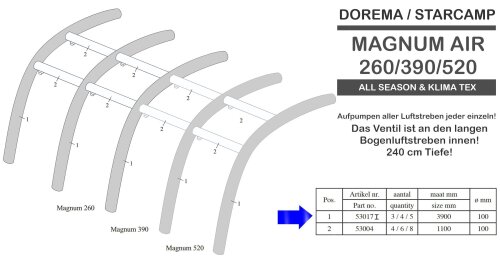Dorema - Magnum Air - Air Tube Long 53017I