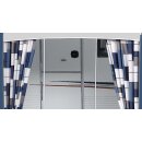 Dorema - Gardinen Sets Blau / Grau / Rechtecke 75 cm