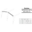 Dorema - Horizon Air 6/7 - Tubes dair de rechange Pos. 4...